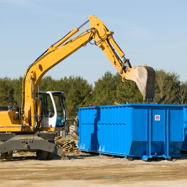 what kind of customer support is available for residential dumpster rentals in Amorita